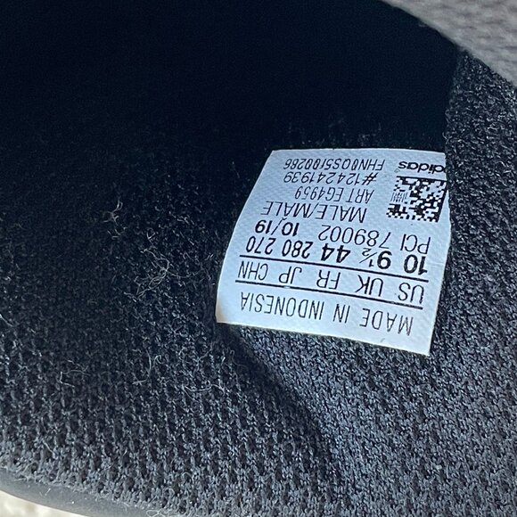 Adidas Black Superstars Men’s 10 - Picture 3 of 7